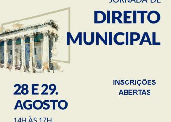 Inscrições abertas para a Jornada de Direito Municipal da Câmara de BH