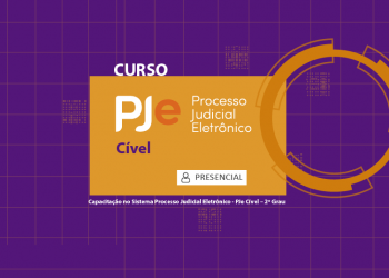 Capacitação no Sistema Processo Judicial Eletrônico – PJe Cível – 2º Grau – Turma 1