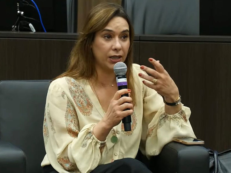 Professora Tatiana Stoco, do Insper, foi a convidada da estreia do projeto