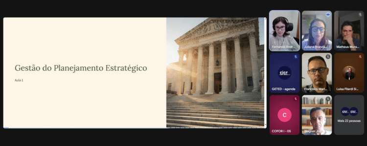 Planejamento estratégico aplicado é tema de formação da EJEF para o TJMG