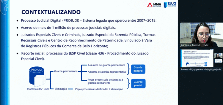 Preservação digital e Modelo Hipátia são temas de ação da EJEF em seminário nacional do TJGO
